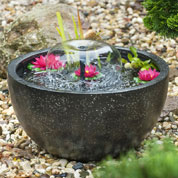 Fuente de jardn MINI BASSIN Negro - Ubbink